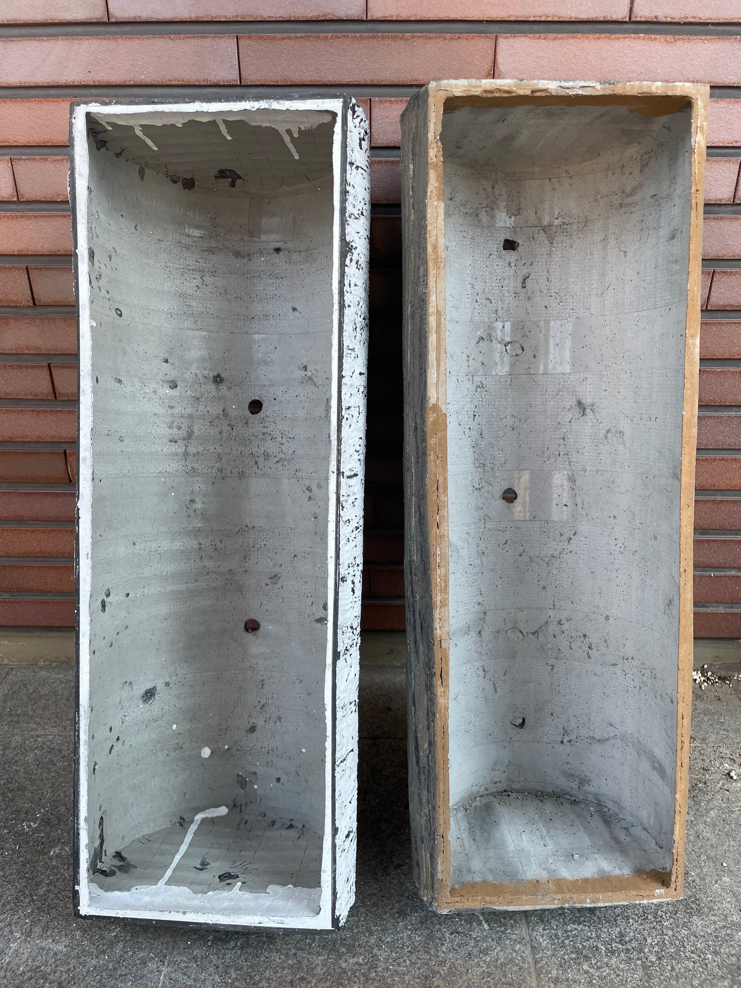セメントプランター 63cm 側面 重厚感 左官一級技能士 制作