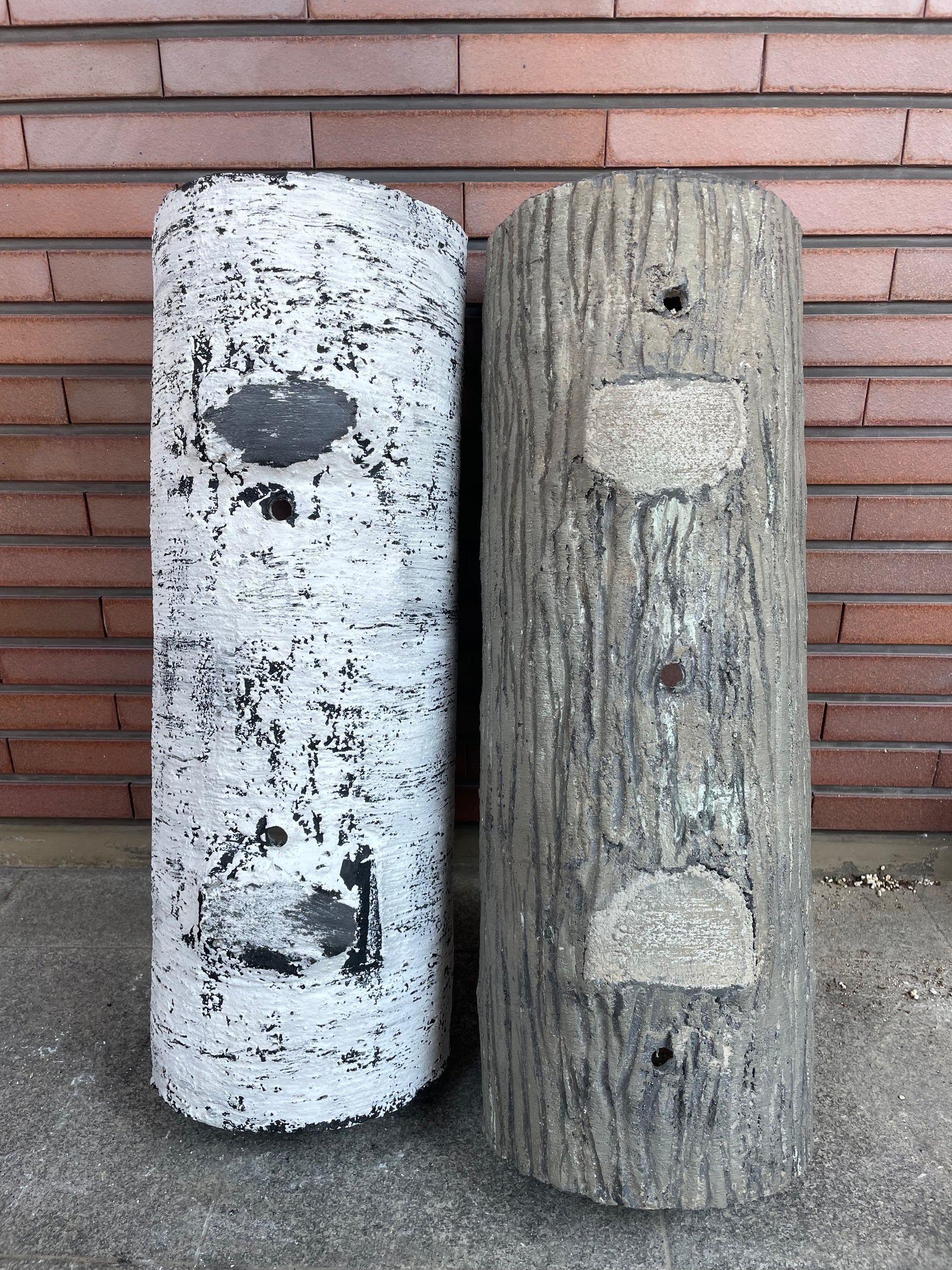 セメントプランター 63cm 側面 重厚感 左官一級技能士 制作