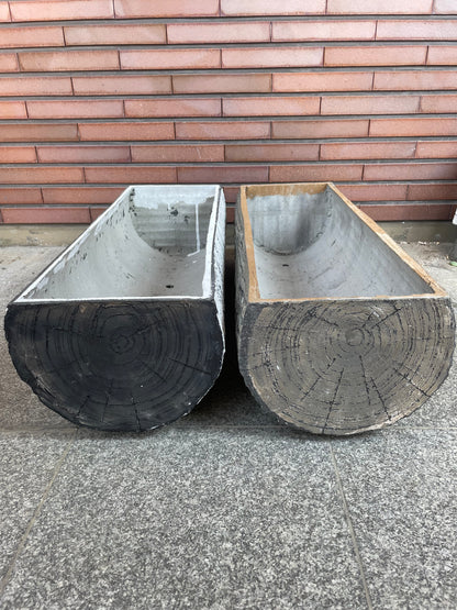 セメントプランター 63cm 側面 重厚感 左官一級技能士 制作